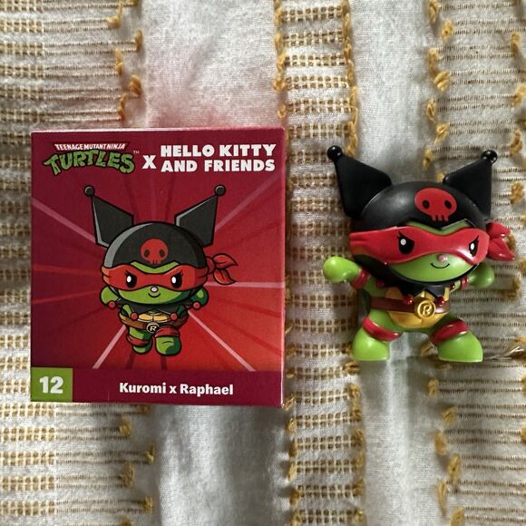 McDonald's Teenage Mutant Ninja Turtles Hello Kitty Friends Kuromi x Raphael New - Picture 1 of 2